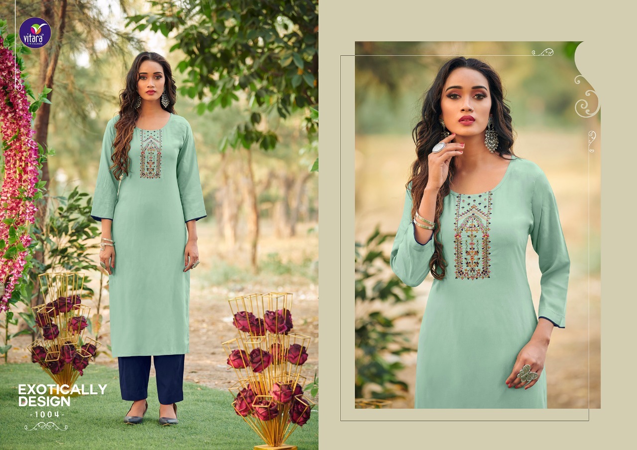 Marvelfabric - Heavy Rayon Foil Printed Kurtis, 6 Unique Designs For Ethnic Party Wear, Quick Dry And Washable Fabrics, Available In Sizes M To Xxl