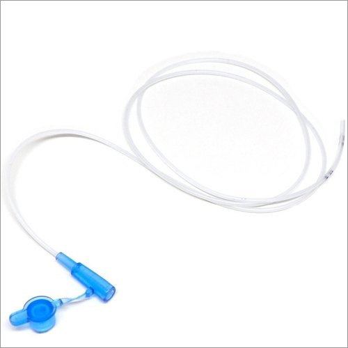 Infant Feeding Tube - Medical Grade Silicone, 10-12 Inches Long , 4-8 French Diameter , Sterile with Beveled Blue Tip