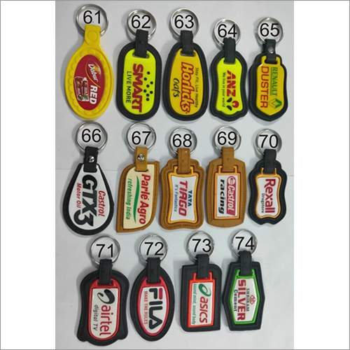 Two Pec Patta Key Chain - Multicolor, Leather & Plastic Material | Sturdy, Damage-Resistant, Long-lasting, and Stylishly Printed Design
