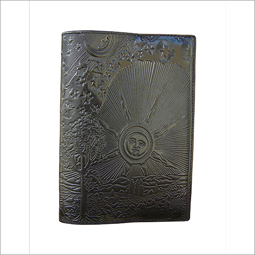 Leather A5 Refillable Book - Premium Leather Cover, Rectangular Design | Durable Refill Paper Included