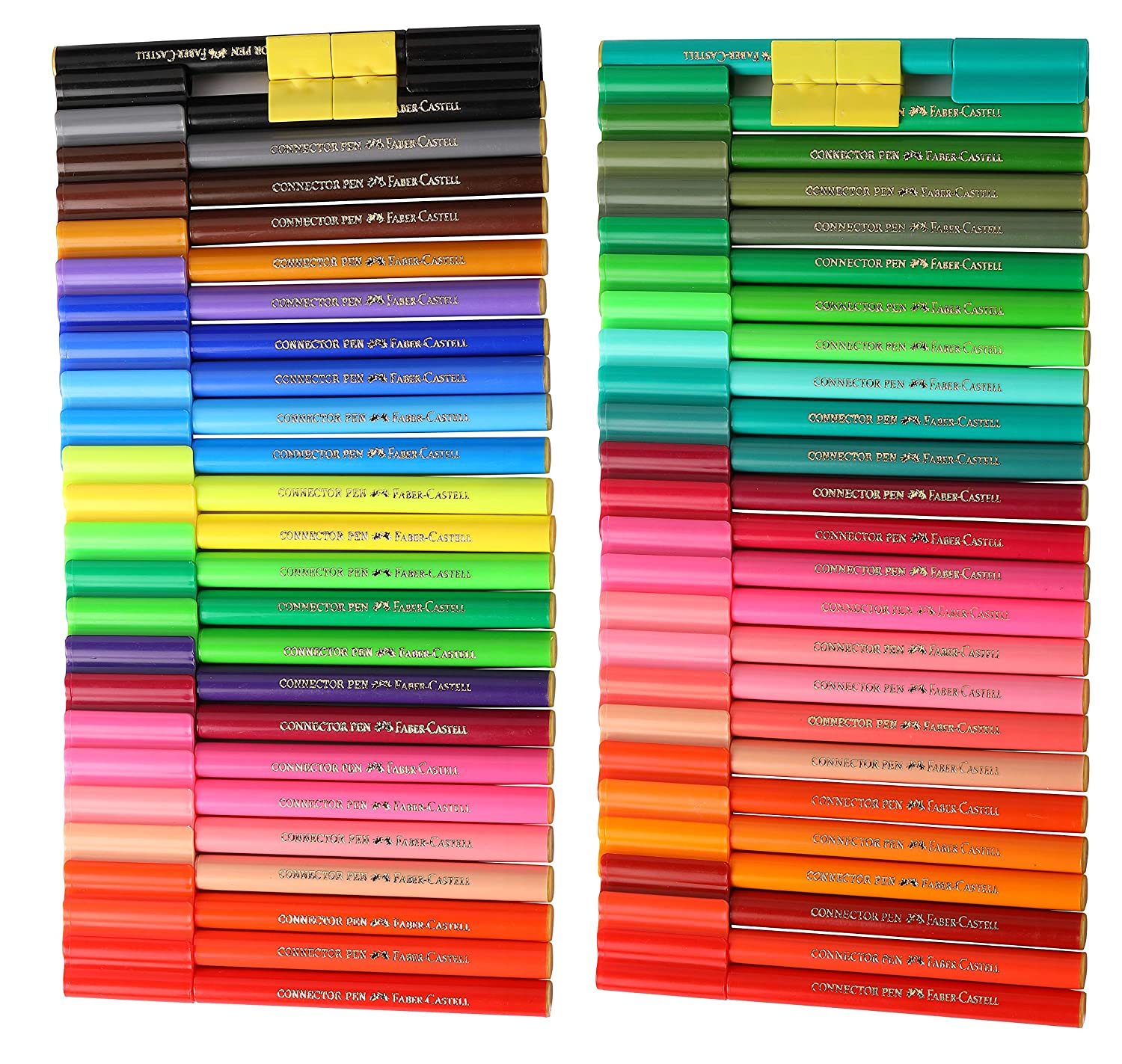 Faber-castell Connector Pen Set - Pack Of 50 (Assorted)