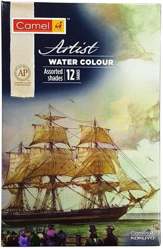 Camel Artist 5ml Water Color Set - 12 Shades (Multicolor)