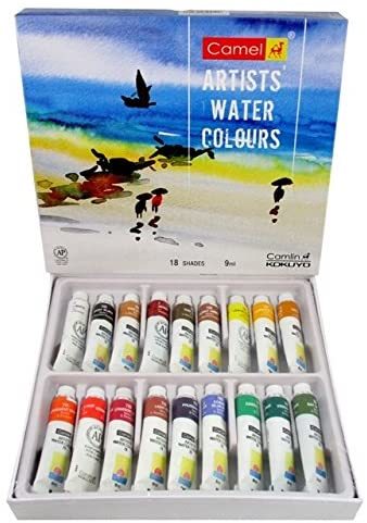 Camel Artist 5ml Water Color Set - 12 Shades (Multicolor)