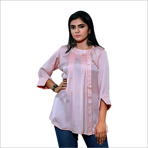 Ladies Fancy Top - All-Season Fit, Plain Design for Every Size