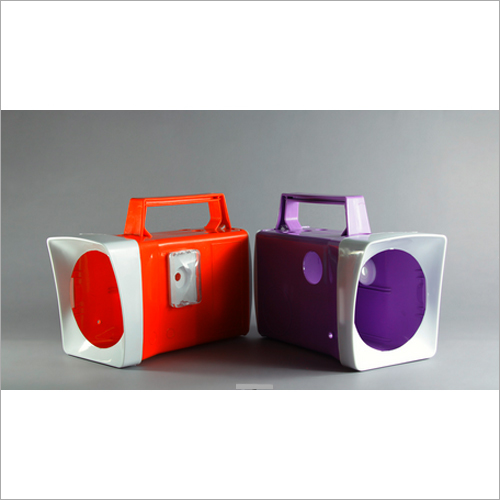 Plastic Torch Body - Plastic, Rectangular, Varied Dimensions, Orange | Durable Design, Versatile Use, Lightweight, Integrated Handle, Bright Colors, Easy Assembly, Customizable