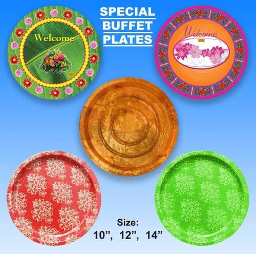 Paper Plate Raw Materials - Paper Board, 10", 12", 14" Sizes | Customizable Colors for Versatile Use