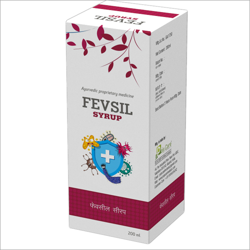 200Ml Ayurvedic Fevsil Syrup - Storage Instructions: Cool & Dry Place