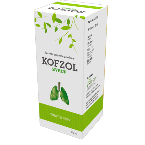 100Ml Ayurvedic Kofzol Syrup - Physical Form: Liquid