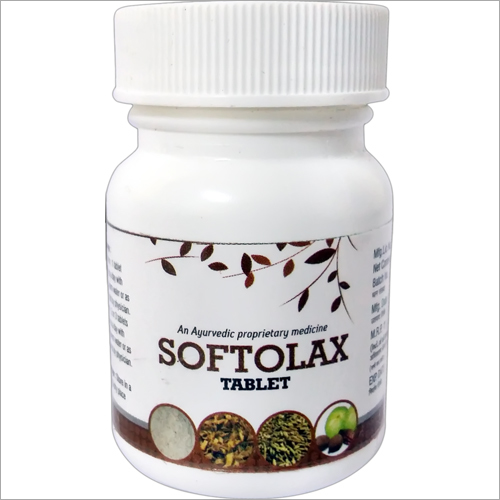 Ayurvedic Laxative Softolax Tablet - Storage Instructions: Cool & Dry Place