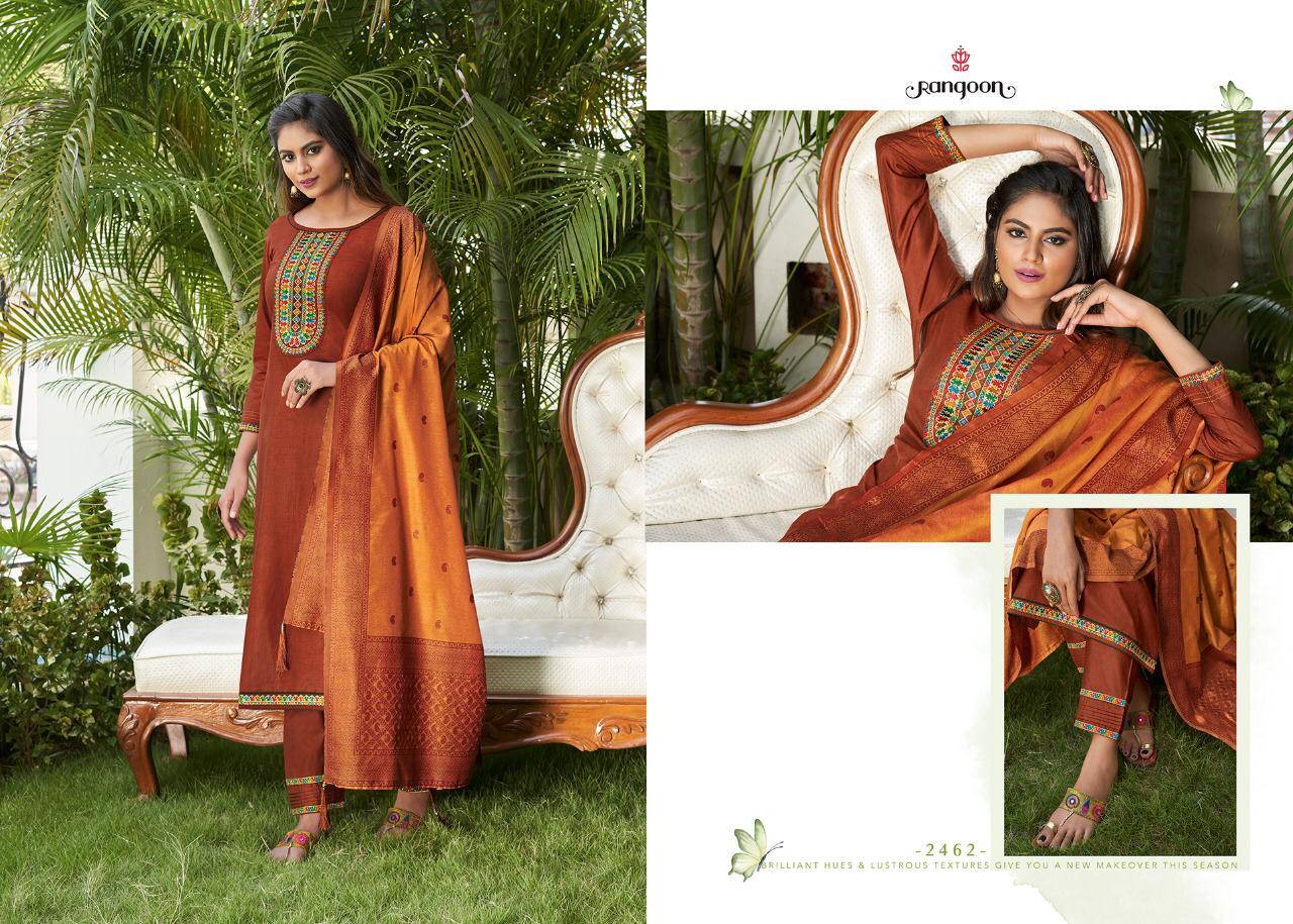 Indian Rajdhani Fancy Silk With Value Adition Work Readymade Salwar Suits