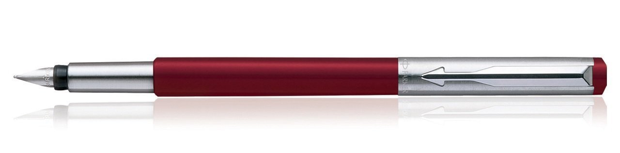 Parker Vector Mettalix Fountain Pen (Red)