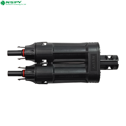 Ip68 Waterproof Tuv Certified Solar Branch Fuse Connectors 1500V Pv Fuse Connectors For Solar Energy System - Color: Black