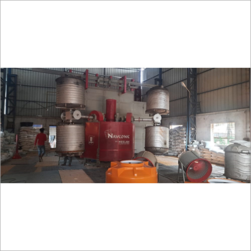 सेमी-ऑटोमैटिक रोटोमोल्डिंग मशीन