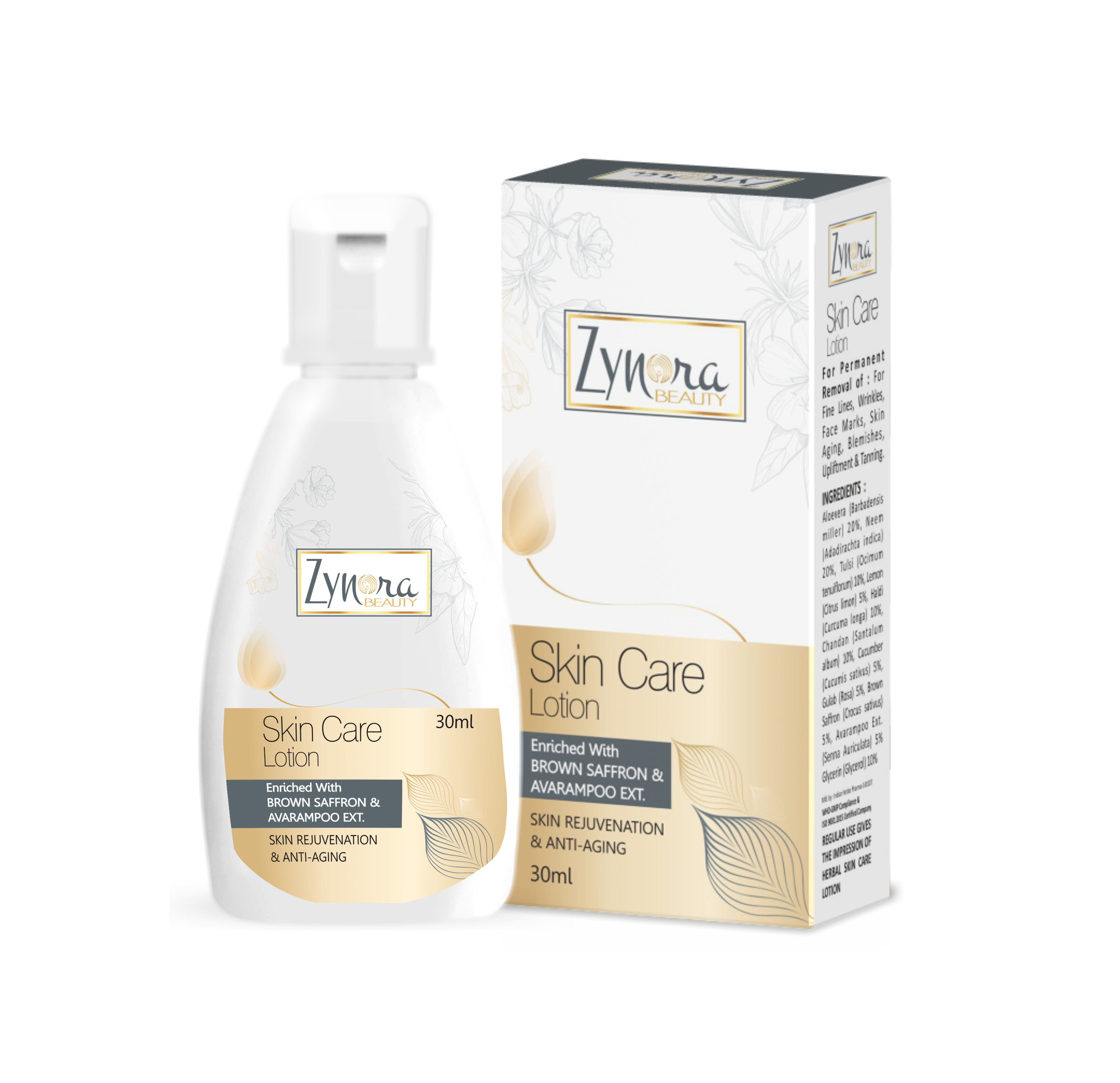 Skin Lotion Ingredients: Organic Extract