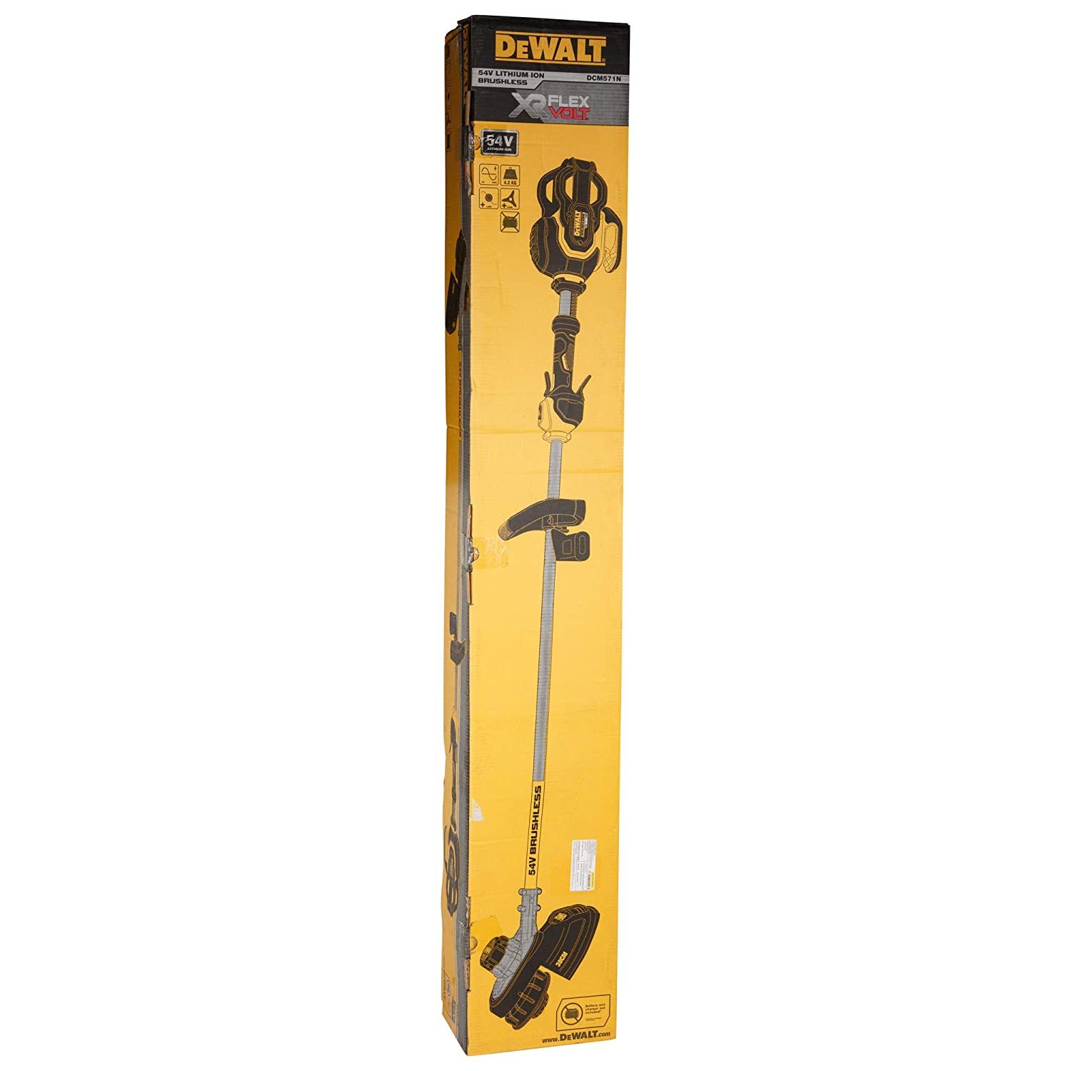 Yellow & Black Dewalt Dcm571n 54v 38cm