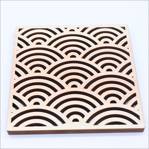 Natural Wooden Handmade Coaster Made of Nikko Cypress Drinkware Japanese Patterns
