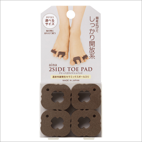 2-Side Toe Pad Foot Massager Relax At Home Personal Beauty Care Made in Japan