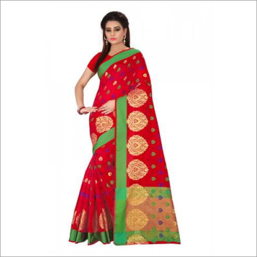 Designer Cotton Silk Saree