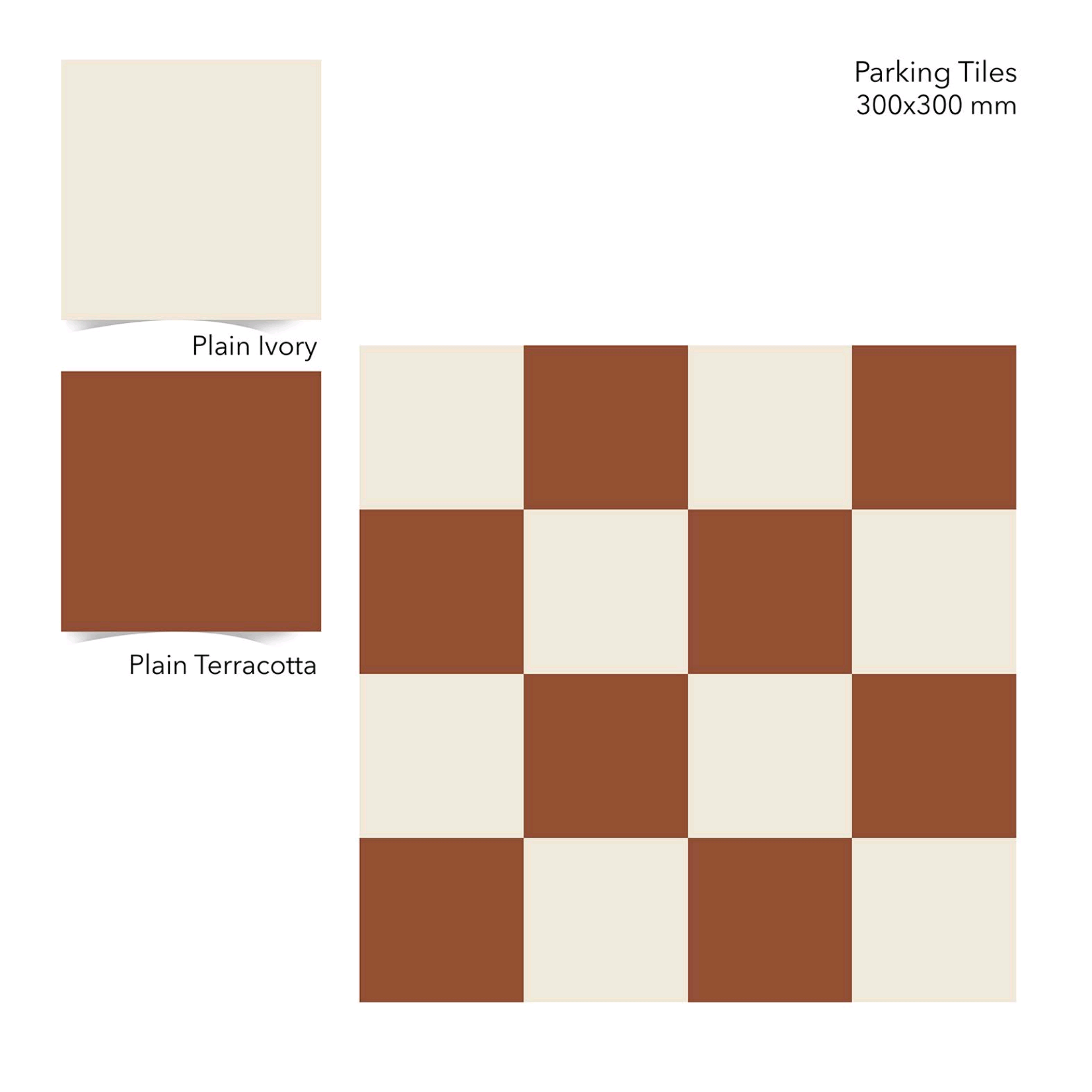 Sugar Series - Ceramic Parking Tiles 300x300/400x400 Mm, Multicolor, Matt Finish | Acid-resistant, Antibacterial, Non-slip, Rustic, Platinum Grade