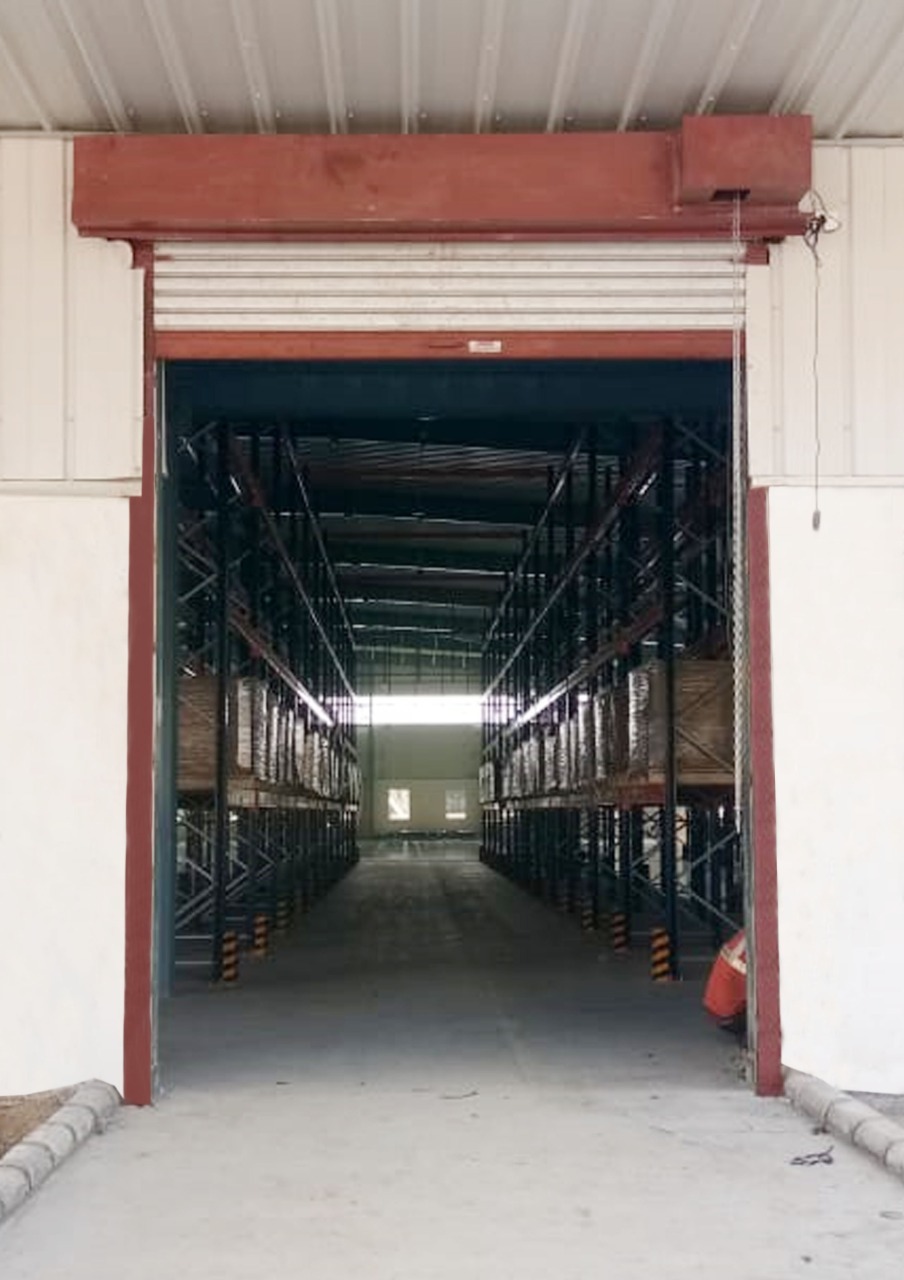 Industrial Rolling Shutter - 1.2mm Ms Material , 12000mm Wide X 12000mm Height, Blue/white/black/red Color Options, Manual & Automatic Operation , High Security Vertical Opening