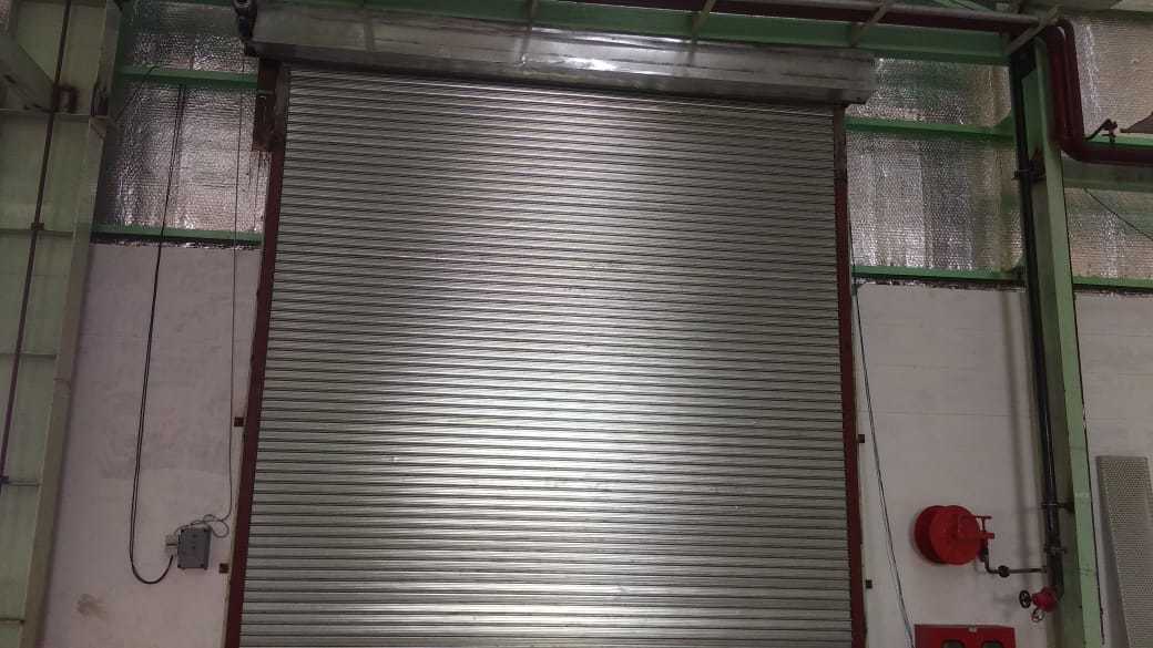 Industrial Rolling Shutter - 1.2mm Ms Material , 12000mm Wide X 12000mm Height, Blue/white/black/red Color Options, Manual & Automatic Operation , High Security Vertical Opening
