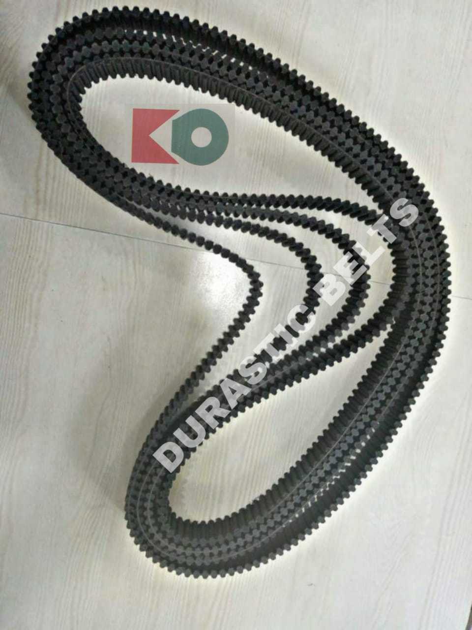 Timing Belt - Rubber, Variable Length And Width, Curvilinear Tooth Profile, Heat And Oil Resistant, Wear Resistant