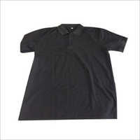 Cotton Mens Black Corporate T Shirt