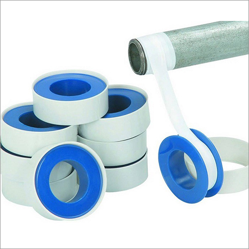 Teflon Tape - PTFE, 12mm Width x 10m Length x 0.075mm Thickness | High Elongation, Single-Sided Non-Adhesive, White for Plumbing Sealing