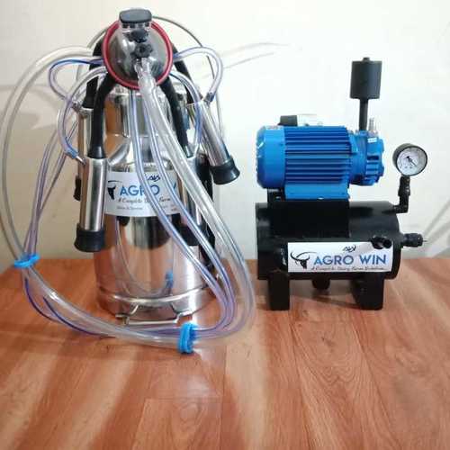 Neno Milking Machine - Mild Steel, 1kV Power, 10-12 Cow Capacity | Automatic, Portable, Industrial Use, 1 Year Warranty