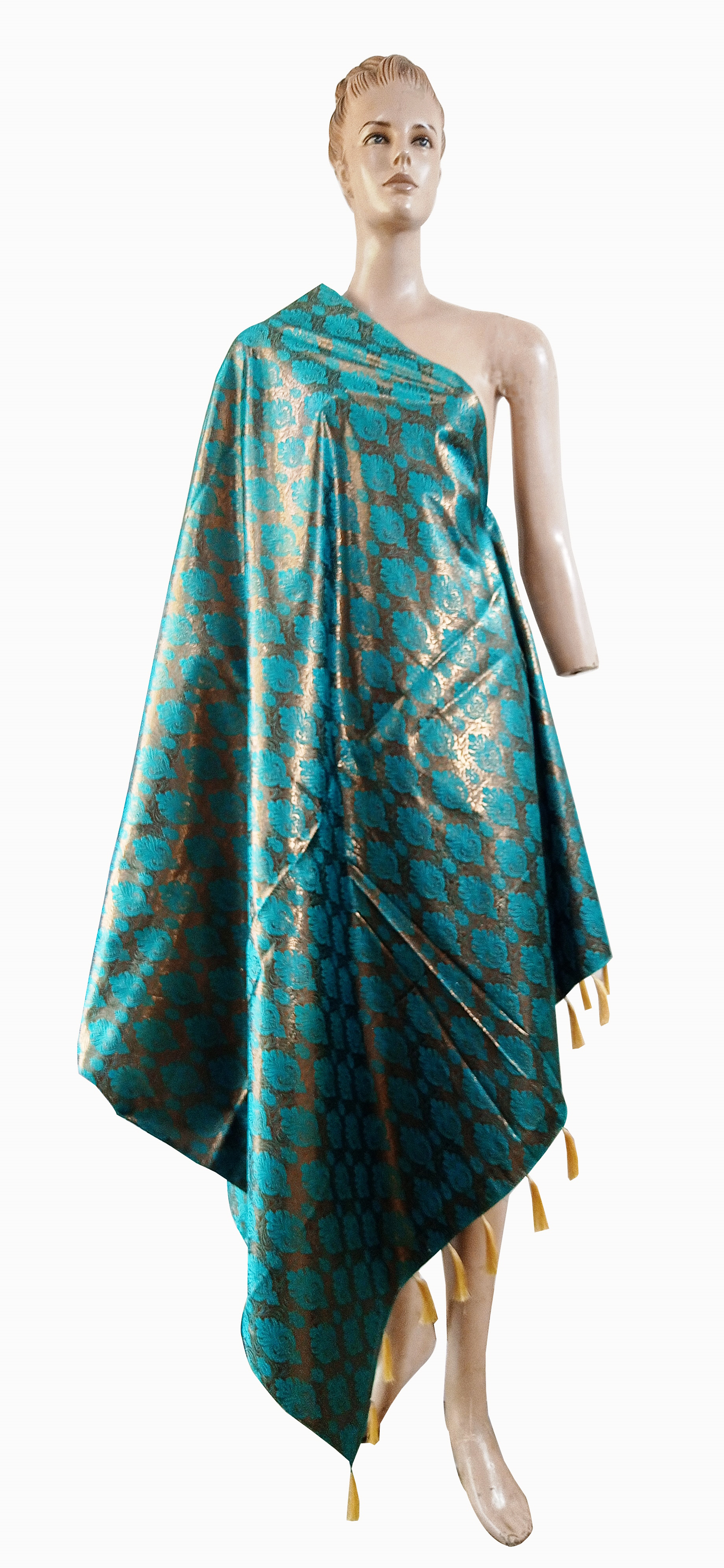As Per Pic Printed Fringes Dupatta