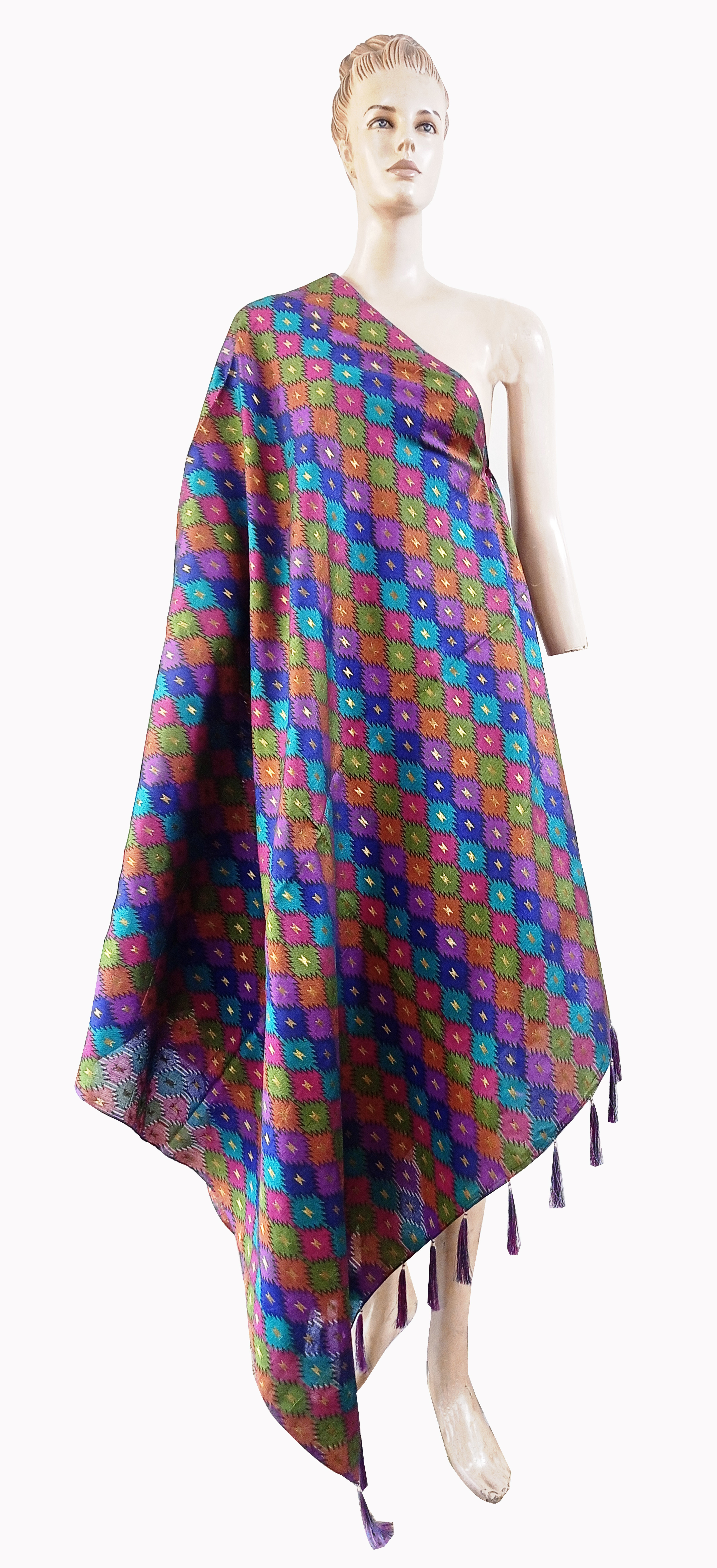 As Per Pic Printed Fringes Dupatta