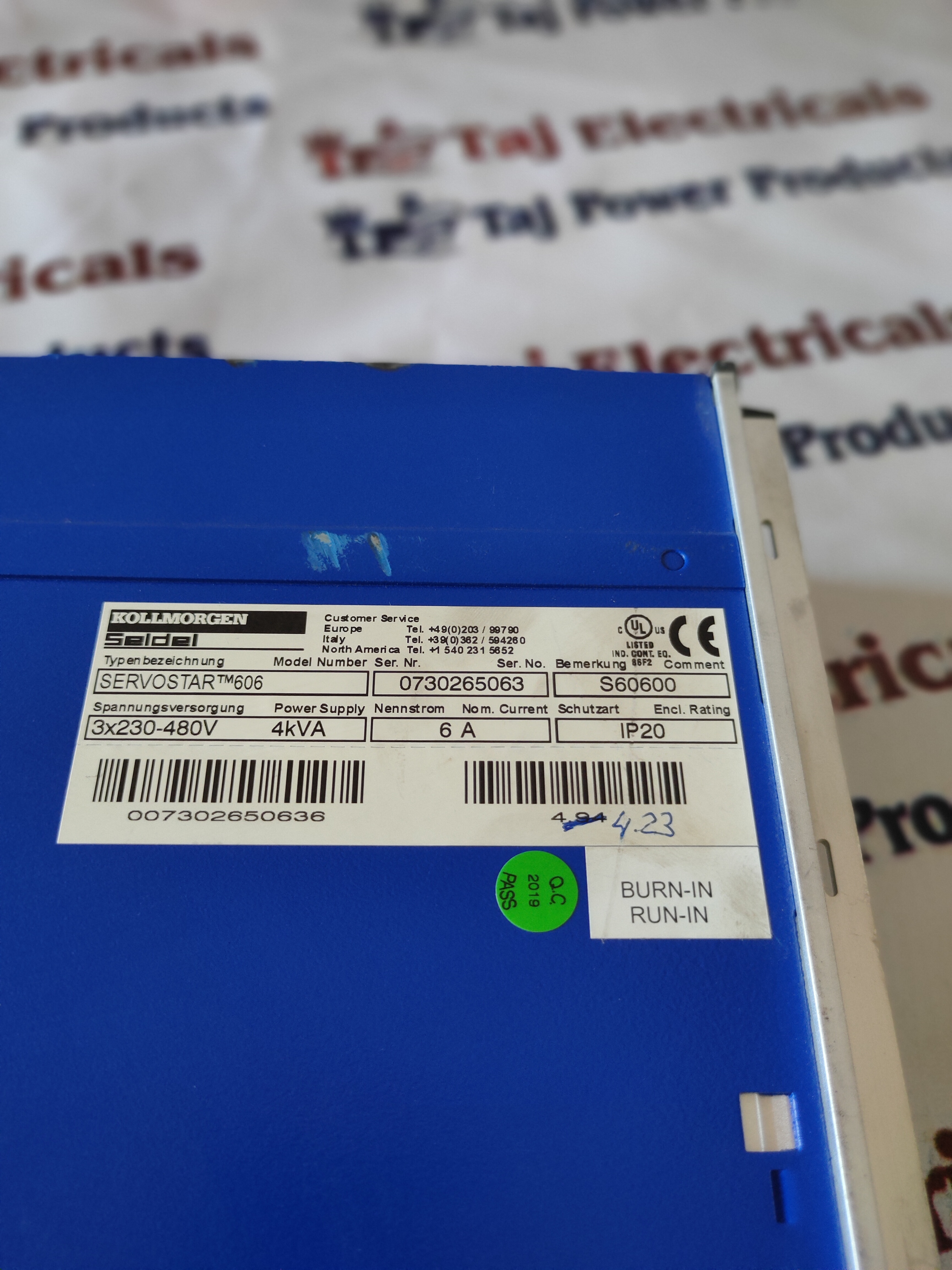 Servo Start Tm 606 S60600