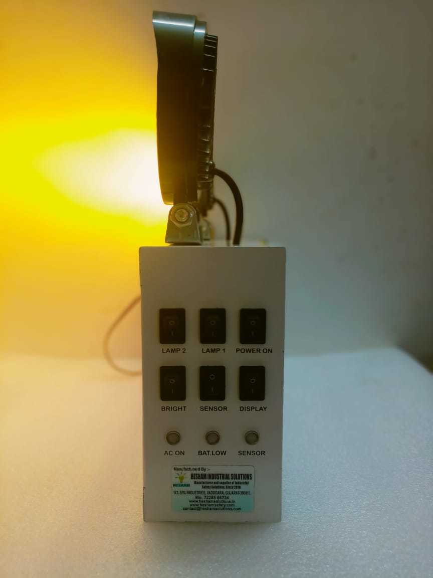 Emergency Exit Led Yellow Light - 230v Ac Input, 4.5 Ah Battery Backup For 4 Hours | 1-year Warranty, 3 Kg Weight, Optimal Visibility