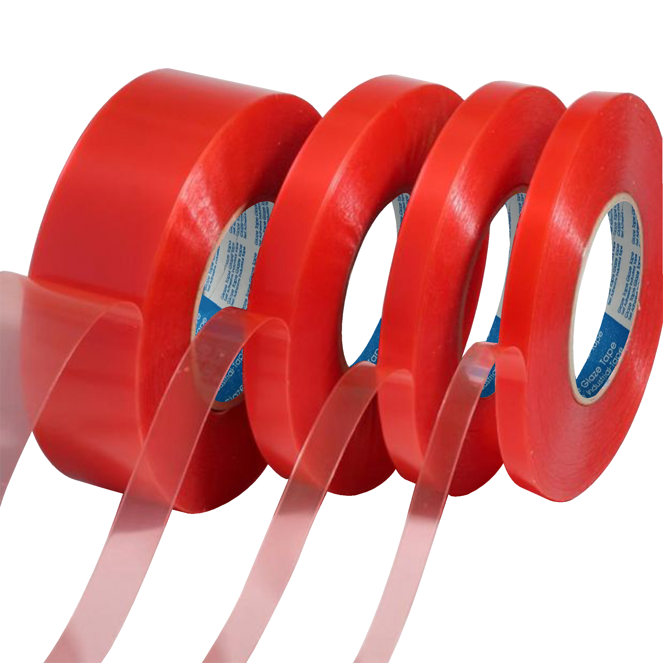 Double Sided Red Polyester Tapes - Coating Type: Solvent-based Adhesive Coating