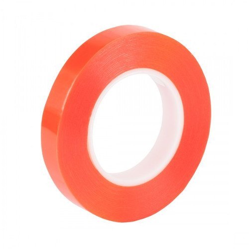 130 Mic Red Double Sided Polyester Tape - Coating Type: Solvent-based Adhesive Coating