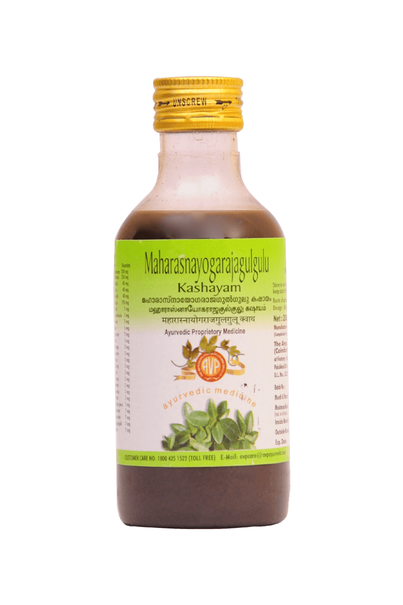 Maharasnayogarajagulgulu Kashayam 200ml Age Group: Suitable For All Ages