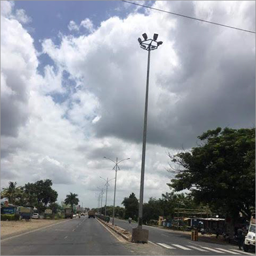 Electric High Mast Light - Mild Steel, Electric Light Source, Cool White Light | Long Life Warranty, Industrial Outdoor Usage