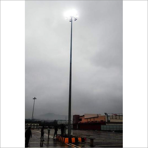Electric High Mast Light - Mild Steel, Electric Light Source, Cool White Light | Long Life Warranty, Industrial Outdoor Usage