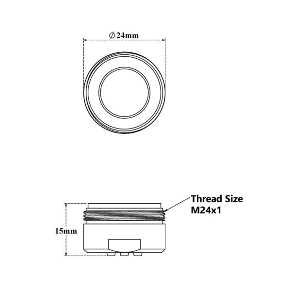 Brass Aerator Mist Flow