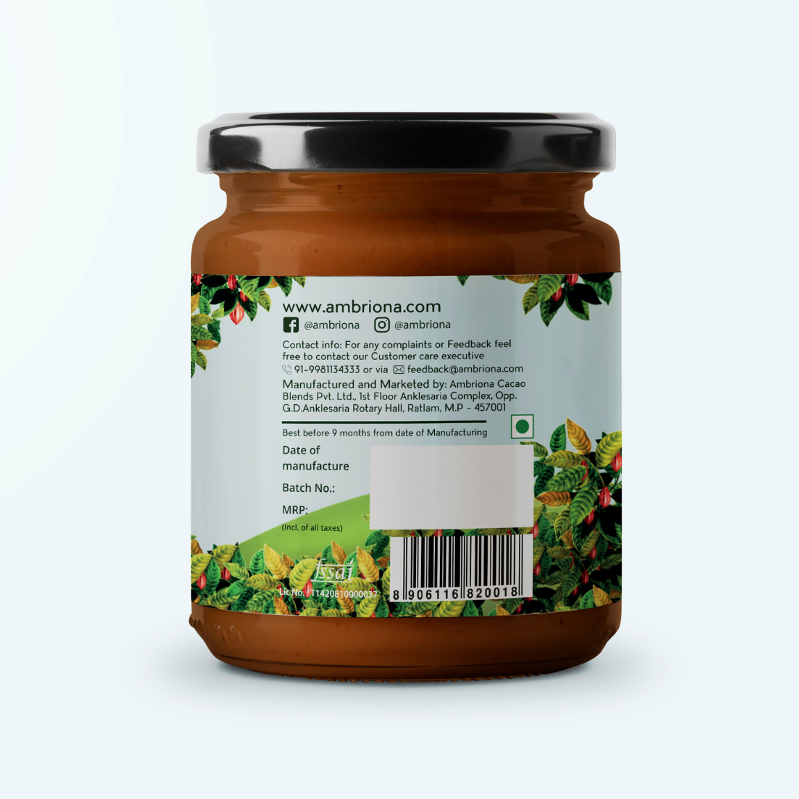 Brown Hazelnut Butter With Dark Chocolate