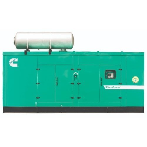 Cummins 500 Kva Three Phase Silent Diesel Generator - Color: Green