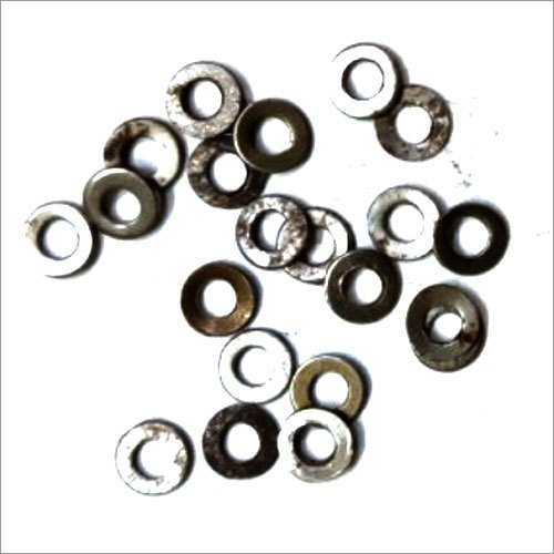 Silver Round Ms Plain Washer
