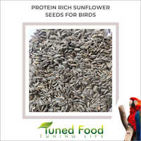 त्वचा के साथ सूरजमुखी के बीज - बर्ड ग्रेड: भोजन