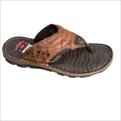 समर ली कूपर लेदर चप्पल