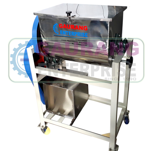 Atta Kneader Machine - 20 Kg/hr Capacity, Semi Automatic | Stainless Steel, 1 hp Motor, Electric Power Source, 1 Year Warranty