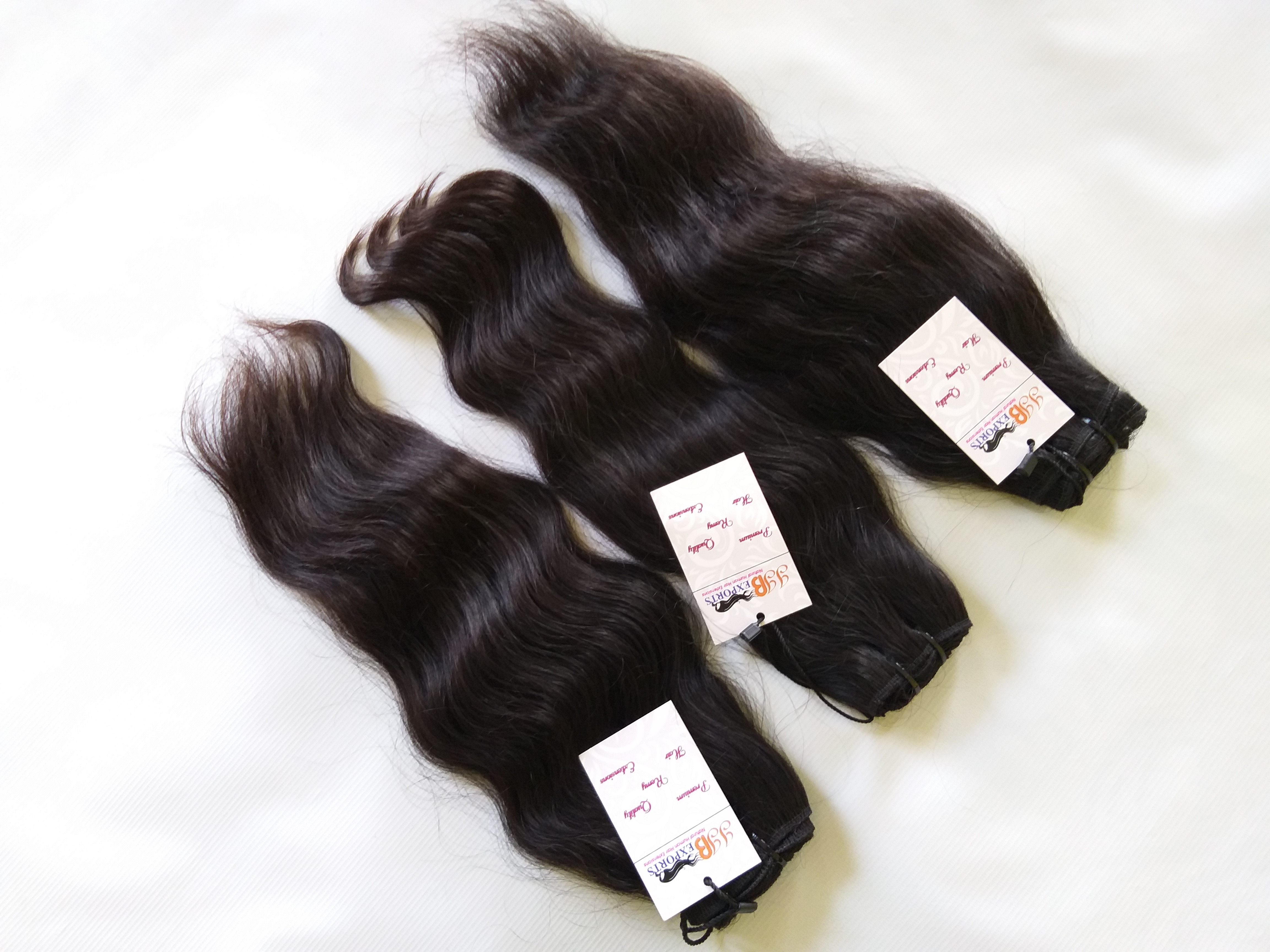 Natural Remy Indian Virgin Human Straight Wavy Curly Bulk Hair Length: 10-32 Inch (In)