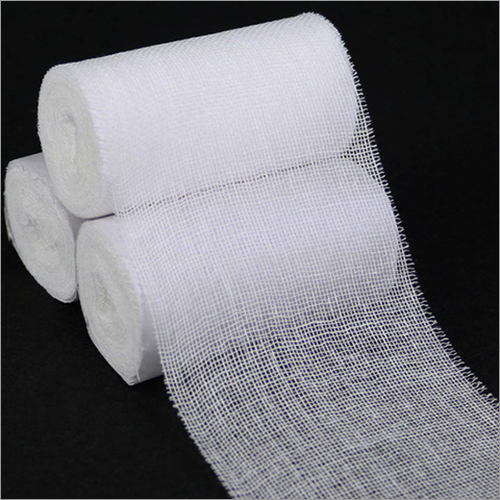 Cotton Bandage - 10cm x 5m, 4-Ply Sterile Fabric | High Absorbency for Minor Wound Dressing, First-Aid Applications