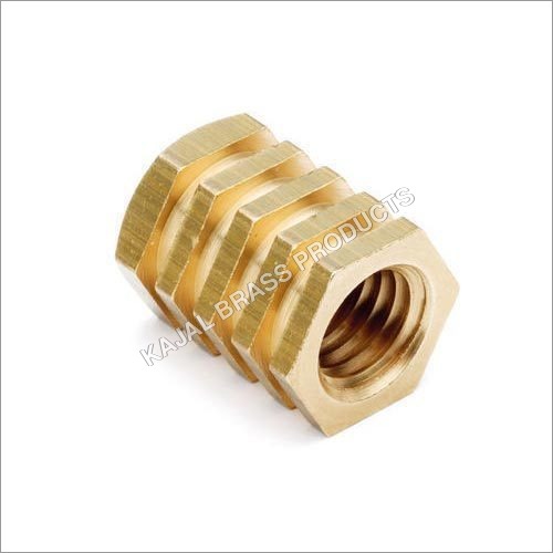 Brass Hex Inserts - Durable High-Quality Brass, Precision Engineering for Secure Fastening