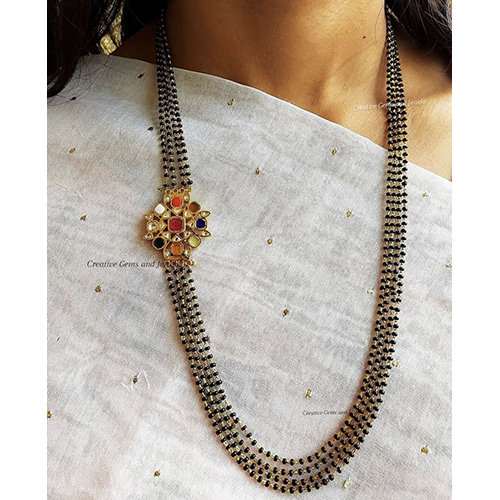 Gemstone Magalsutra Necklace
