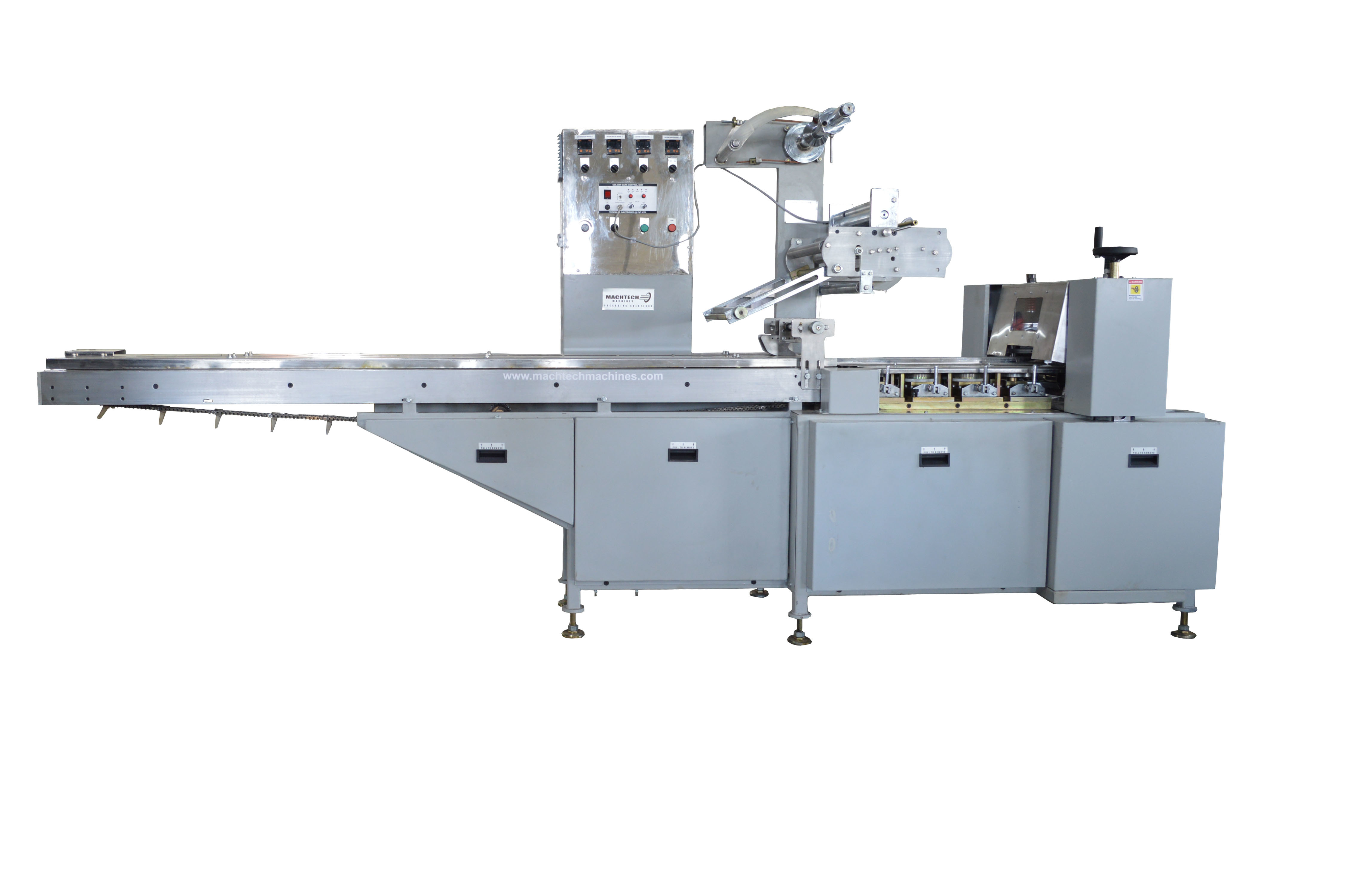 Metal Horizontal Flow Wrap Machine For Noodles, Bar, Chikki